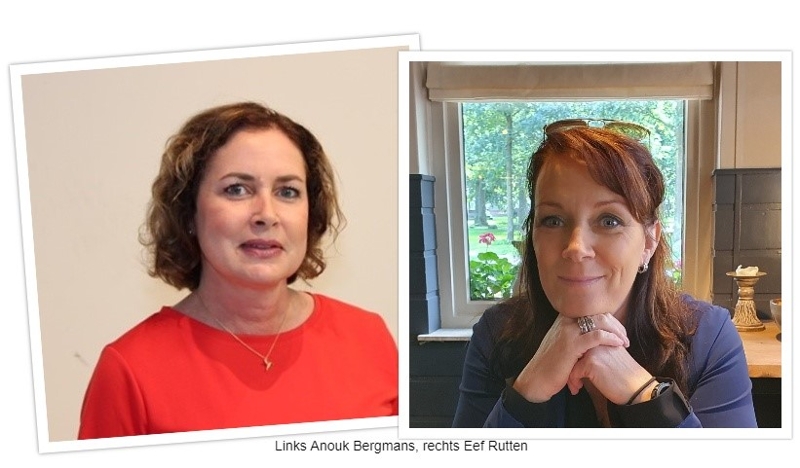 Roosteraars en planners Anouk Bergmans en Eef Rutten