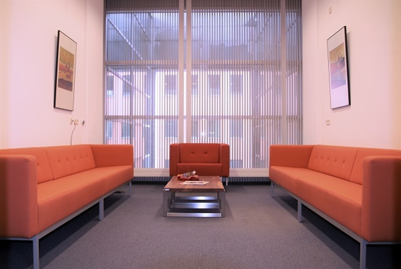 Slachtofferruimte in rechtbanklocatie Rotterdam.