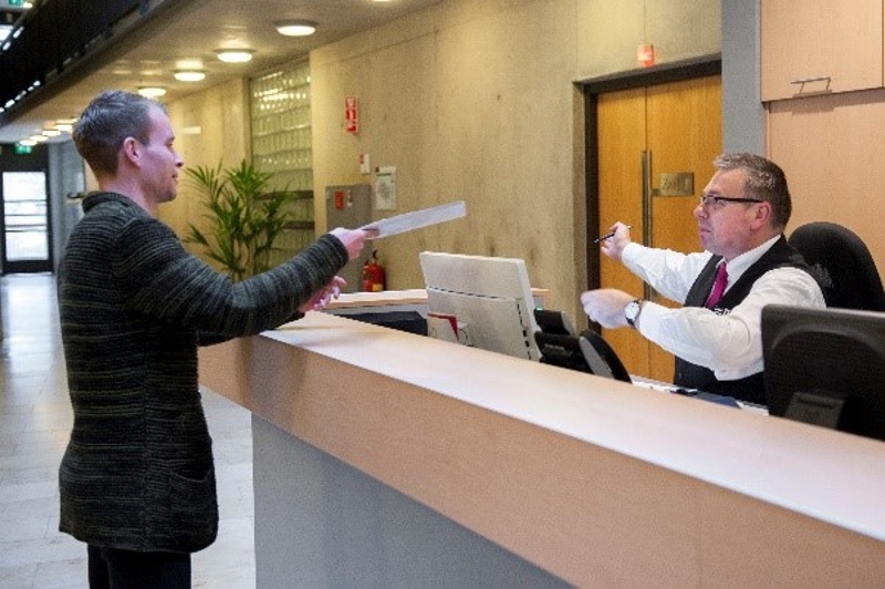 Bodebalie bij gerechtshof Arnhem-Leeuwarden.