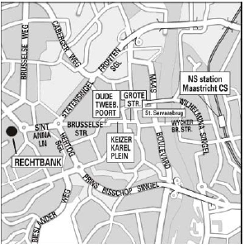 Routekaart Maastricht